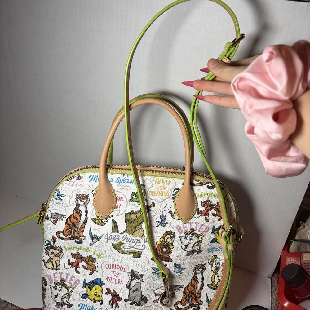 New Disney Dooney & Bourke Sidekicks Passholder Satchel Bag - Picture 7 of 9